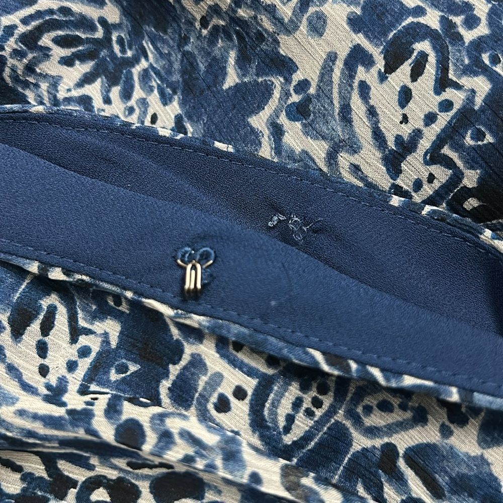 Plus size women’s Lauren Ralph Lauren Adnan Floral Maxi Dress Blue 18 tiered - Picture 9 of 14